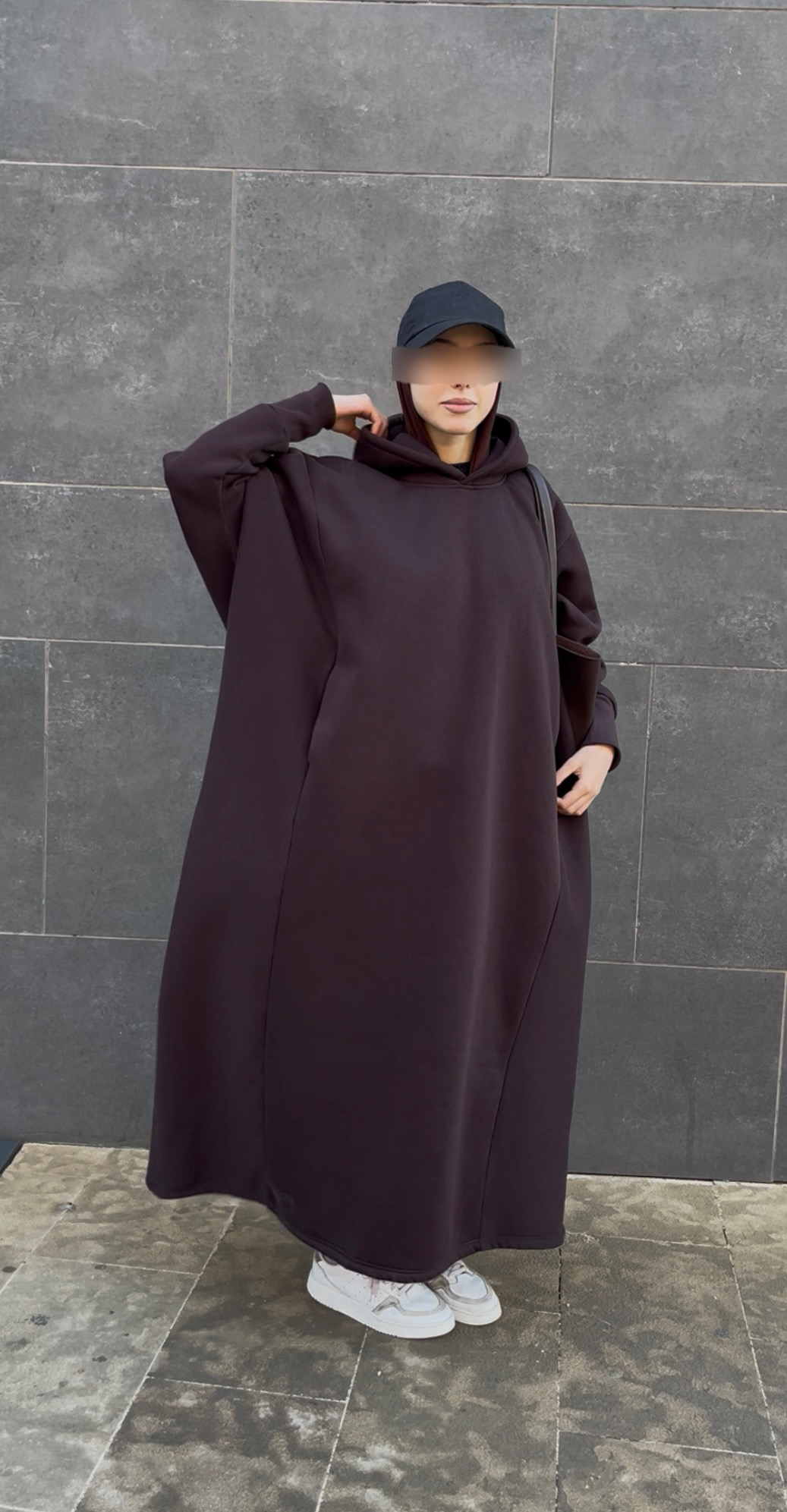 veilina hoodie marron veilina hoodie marron