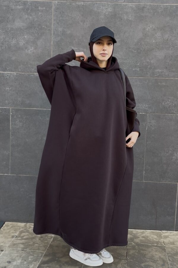 veilina hoodie marron