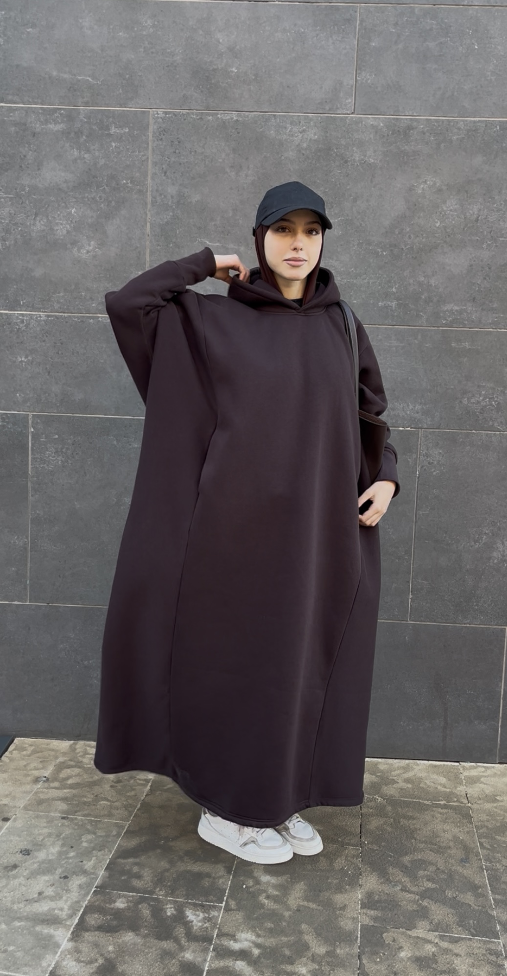 veilina hoodie marron veilina hoodie marron